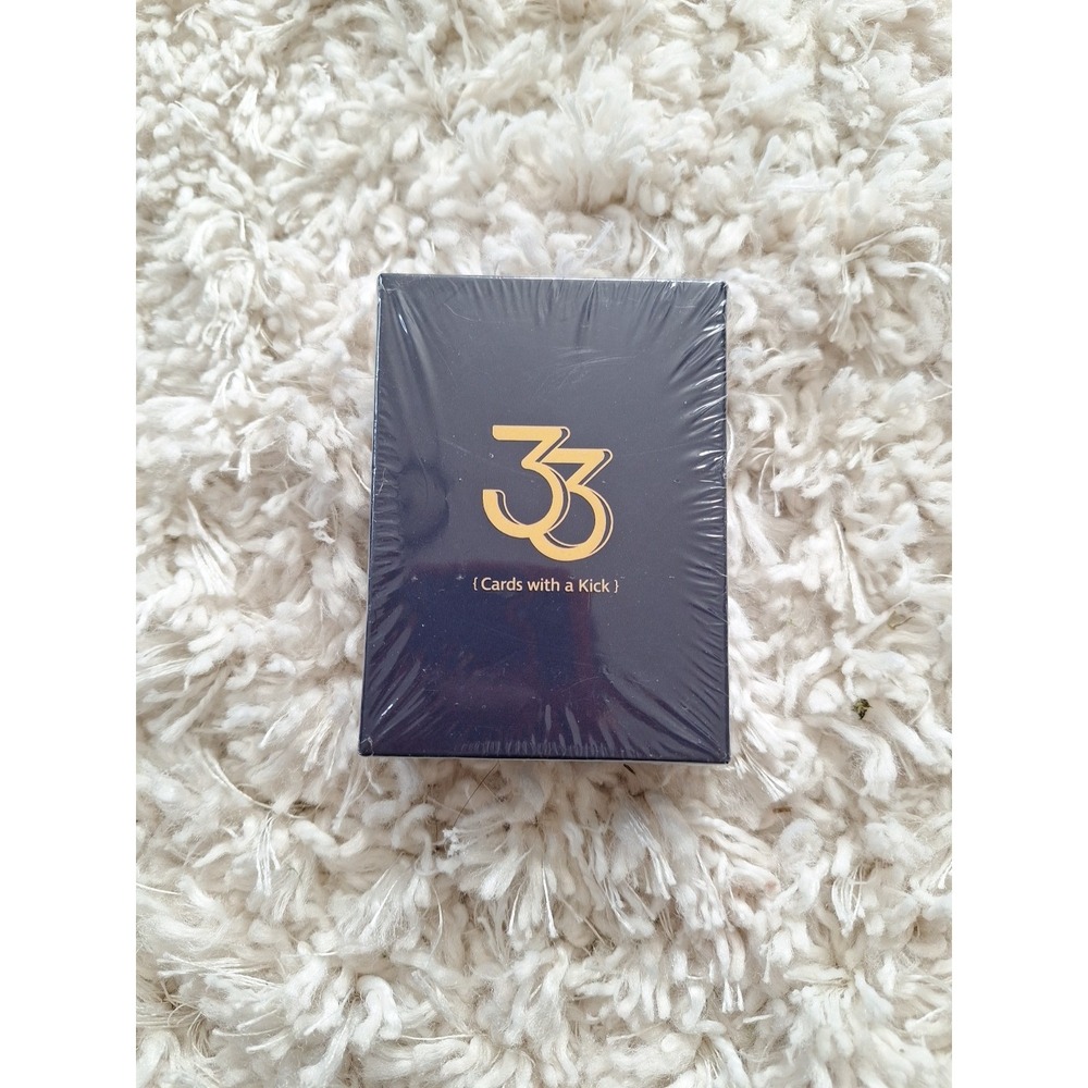 33 Cards With A Kick Game Friends, Couples, And More, Adult Drinking Card Game
